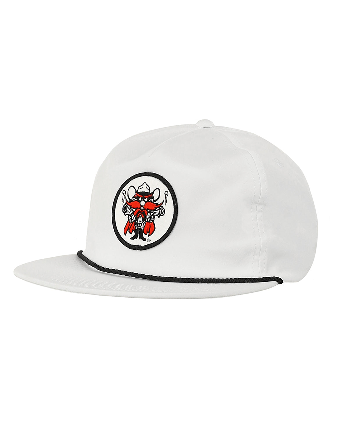 TTU P Raider Red Circle Patch Hat