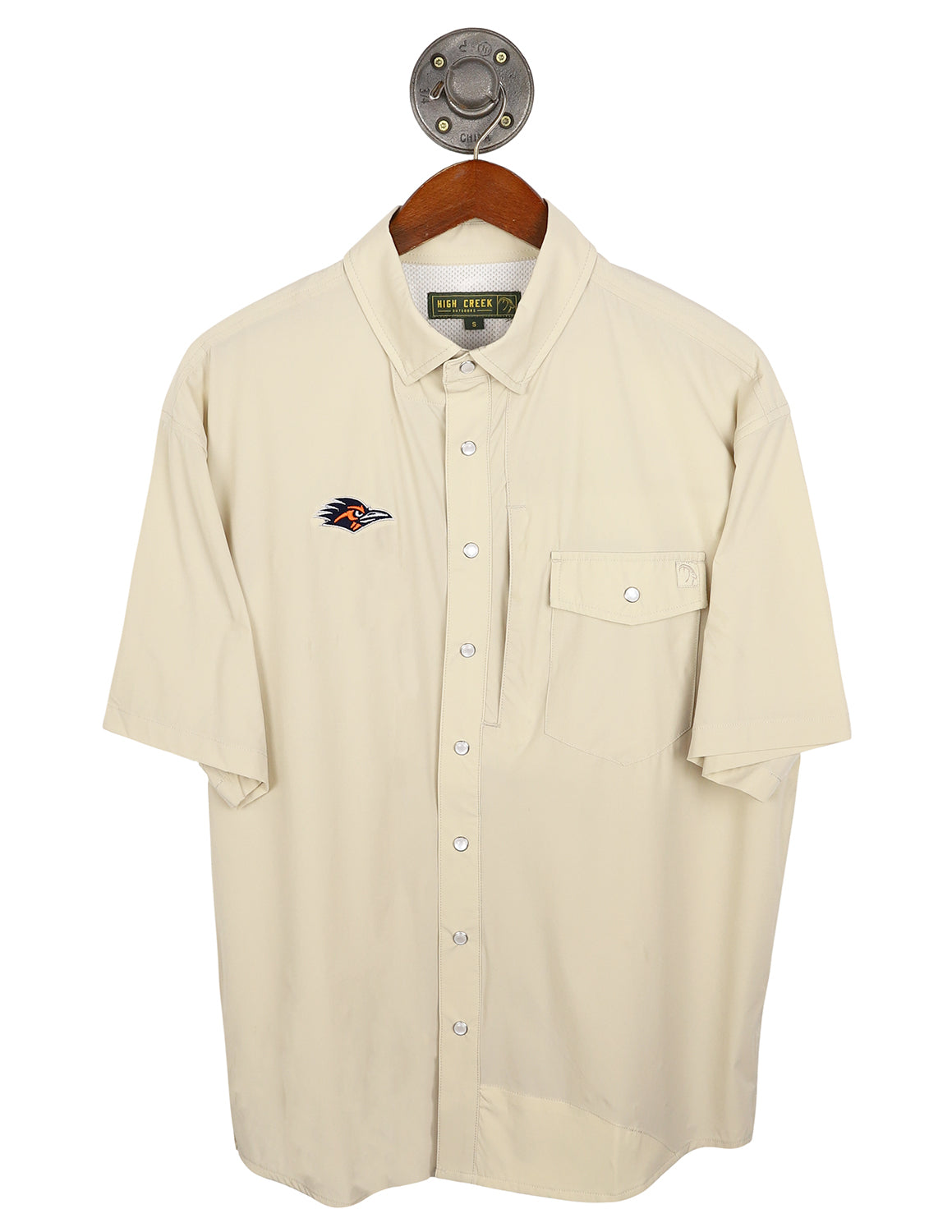 UTSA G Roadrunner 4 Mile Creek Pearl Snap Button-Up