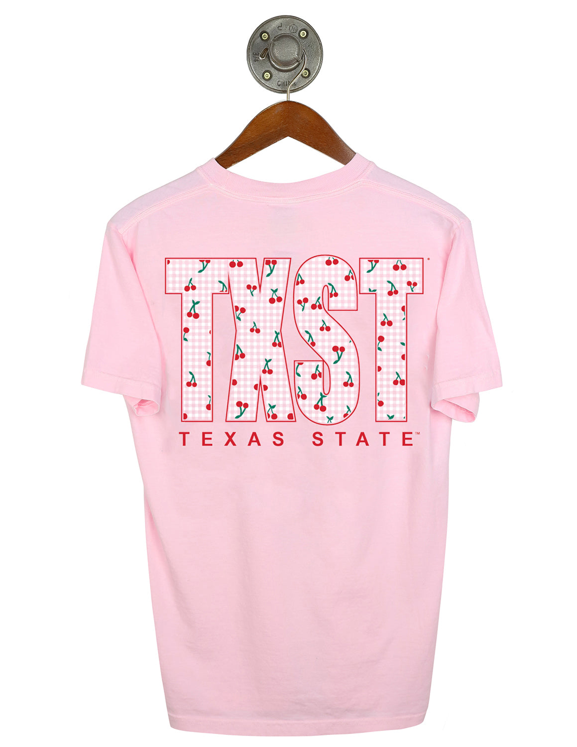 TXST Classic Cherry Picnic Short Sleeve