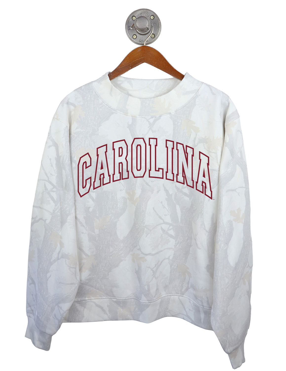 USC Camo Puff Outline Arch Mockneck Sweatshirt