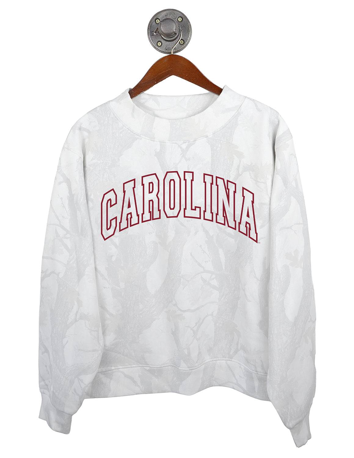 USC Camo Puff Outline Arch Mockneck Sweatshirt