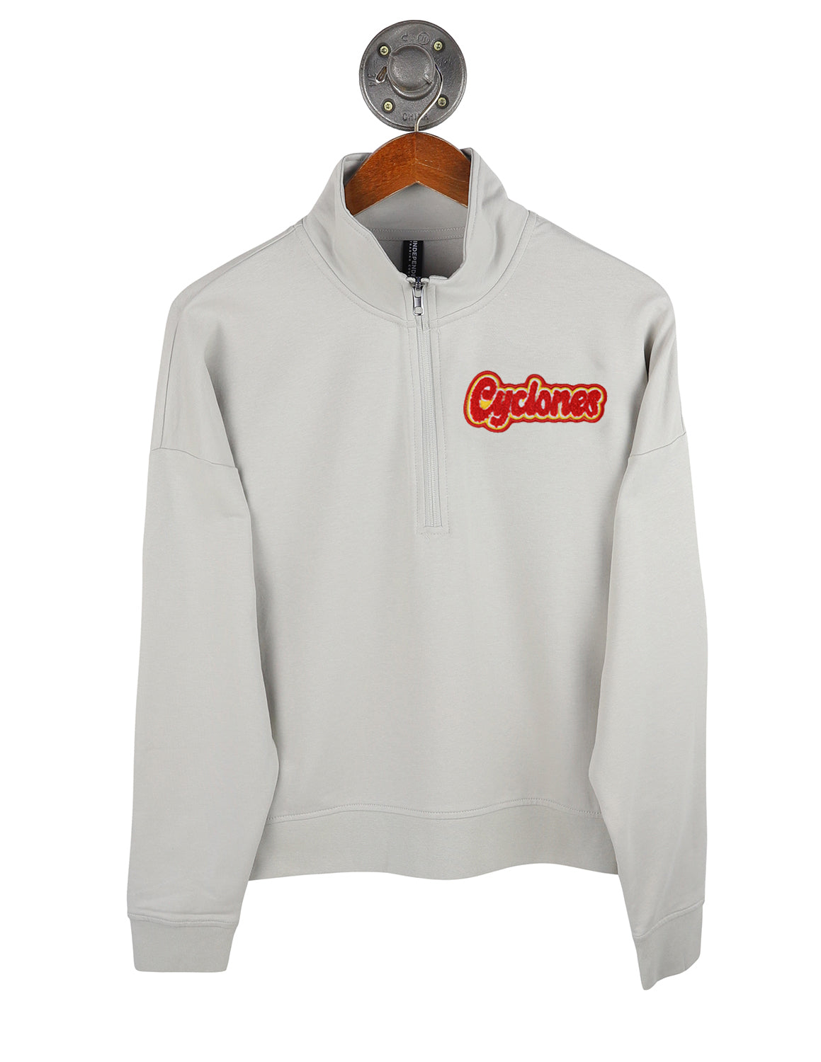 ISU Bouncy Script Quarter Zip Pullover