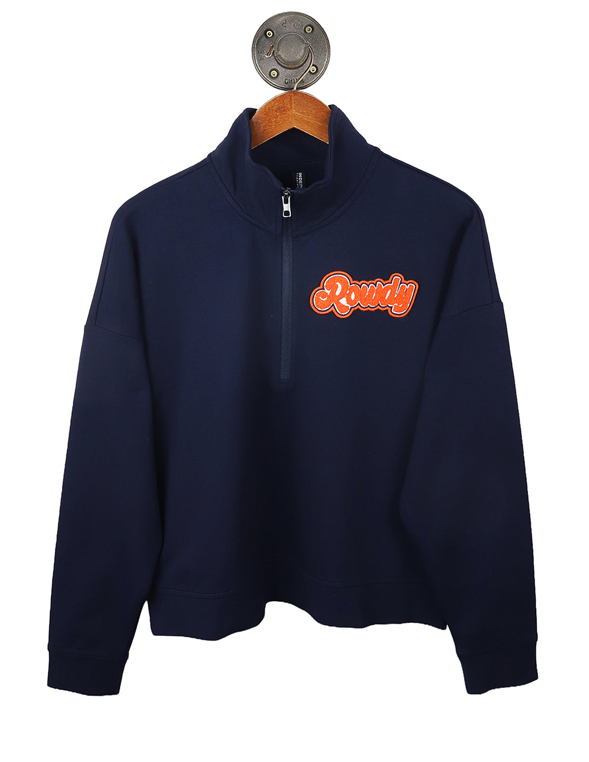 UTSA Bouncy Script Quarter Zip Pullover