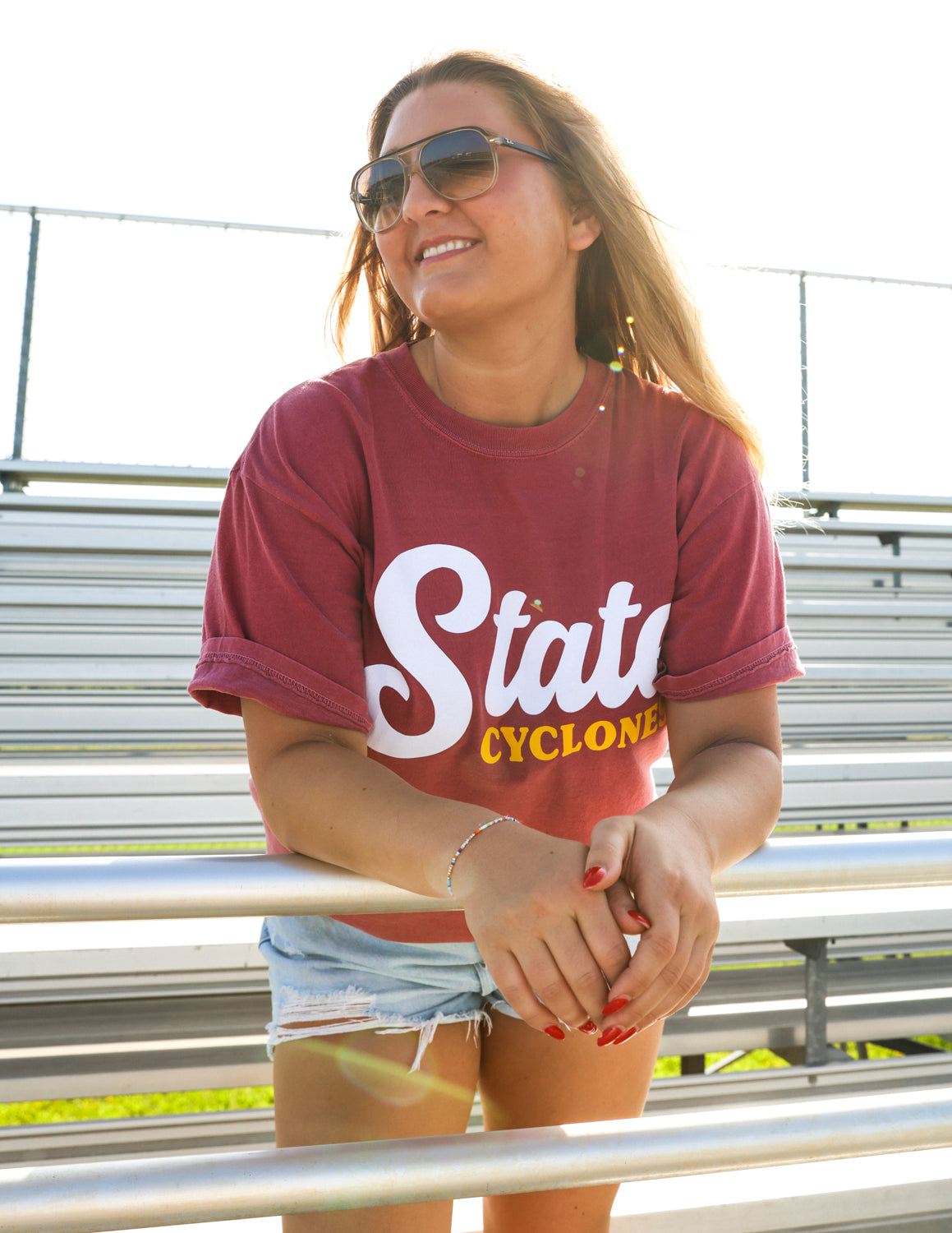 ISU College Script Short Sleeve
