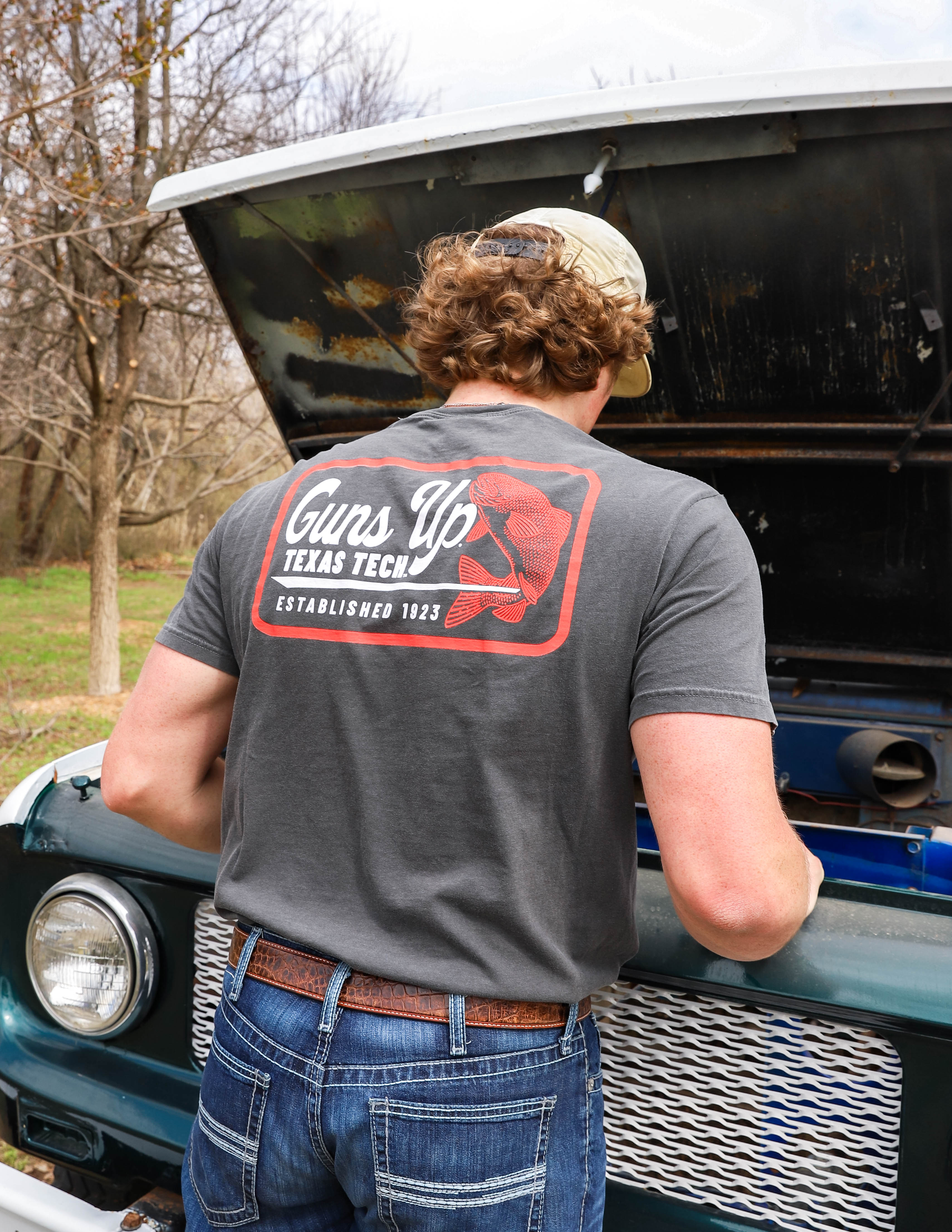 TTU Gone Fishing Short Sleeve