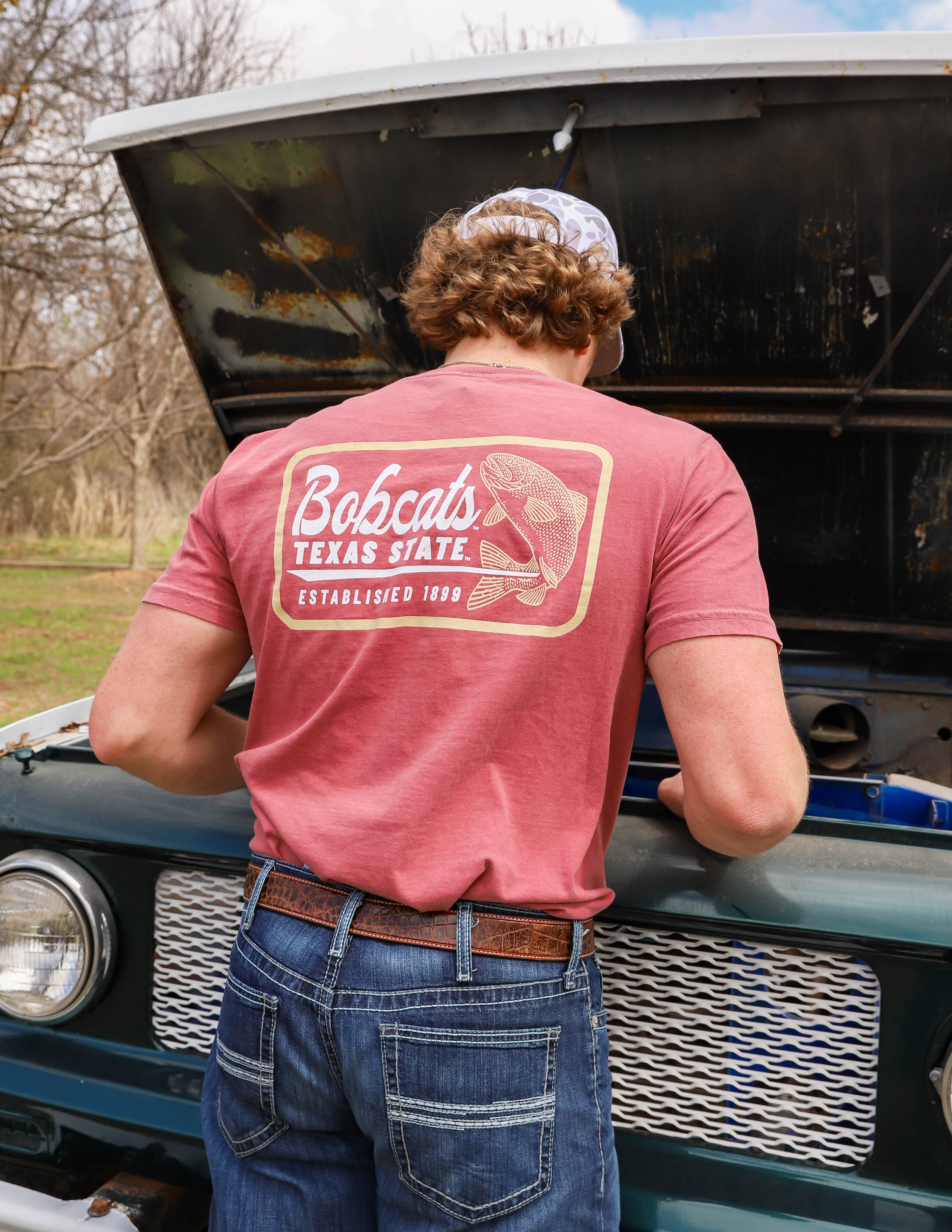 TXST Gone Fishing Short Sleeve