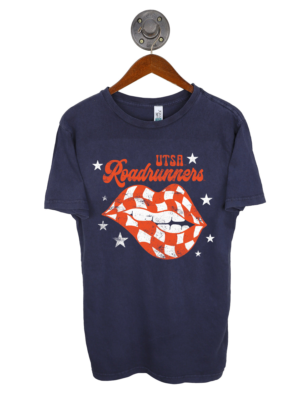 UTSA Checkered Lips Short Sleeve