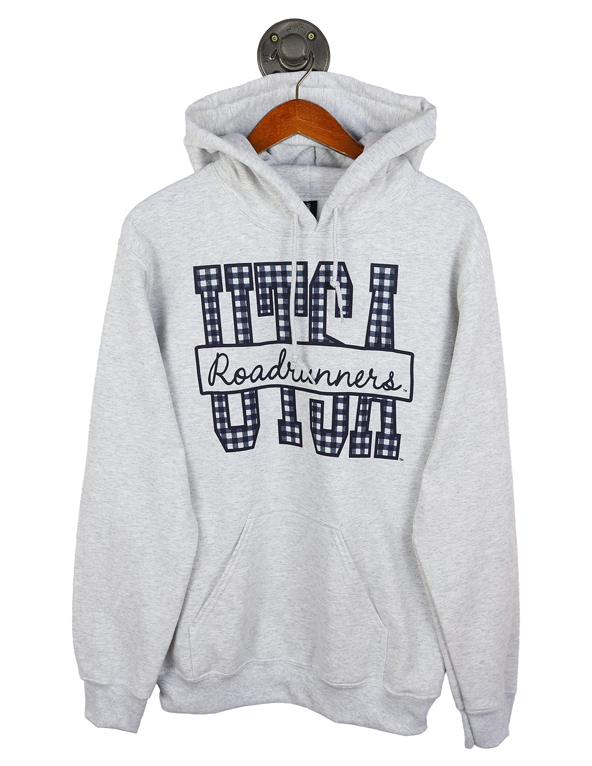 UTSA Gingham Initails Hoodie