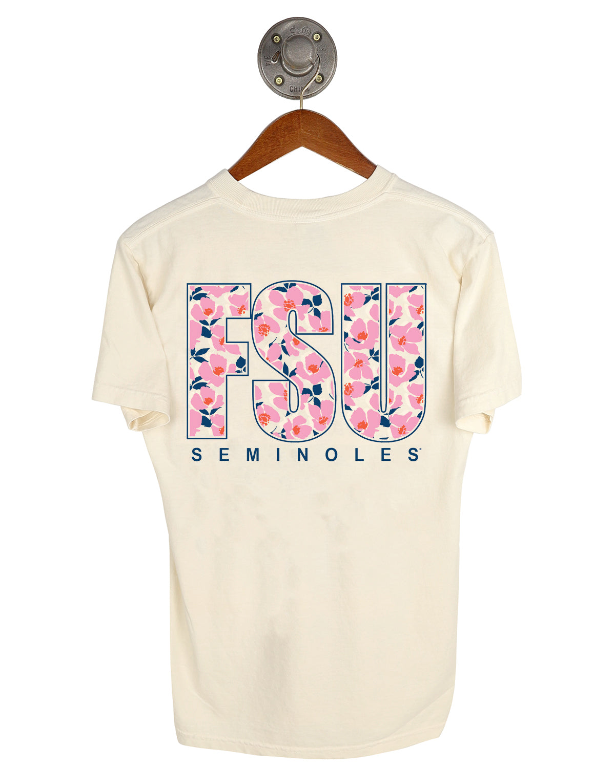 FSU Classic Bold Floral Short Sleeve