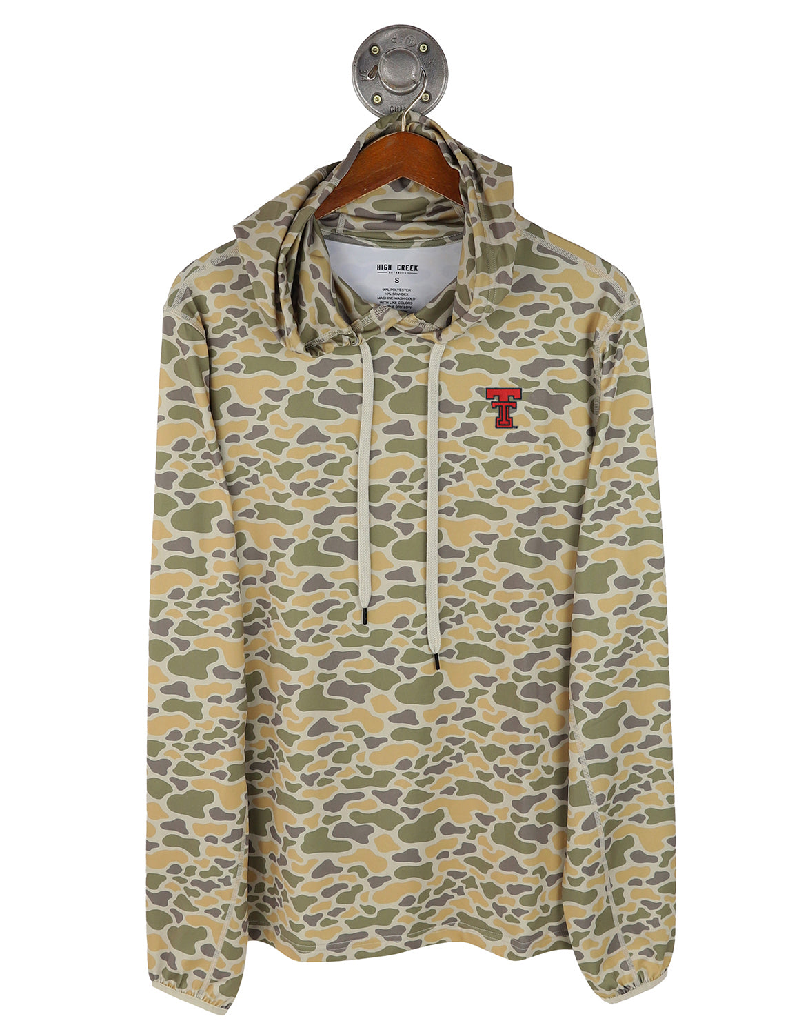 TTU Long Hollow Performance Hoodie