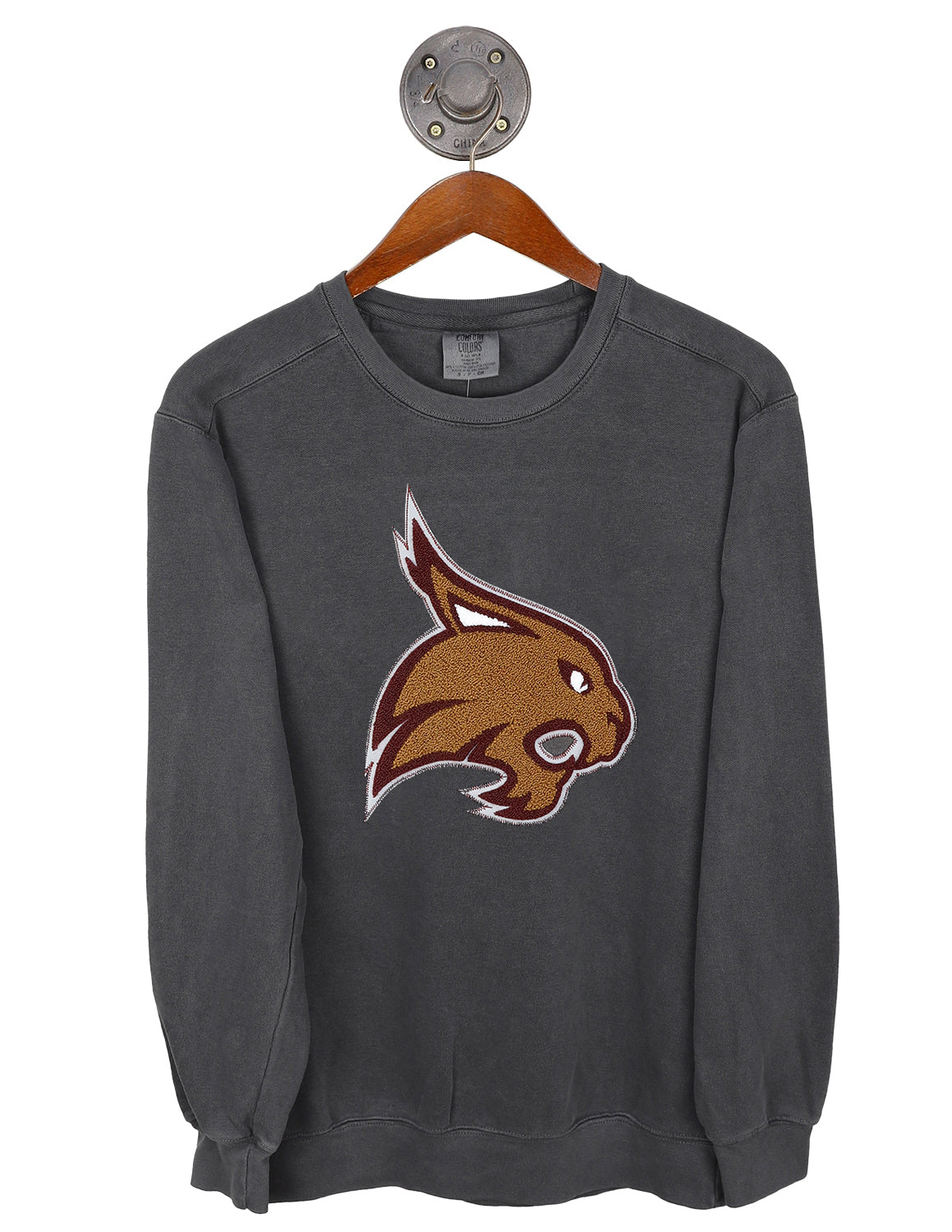 TXST Chenille Supercat Crewneck
