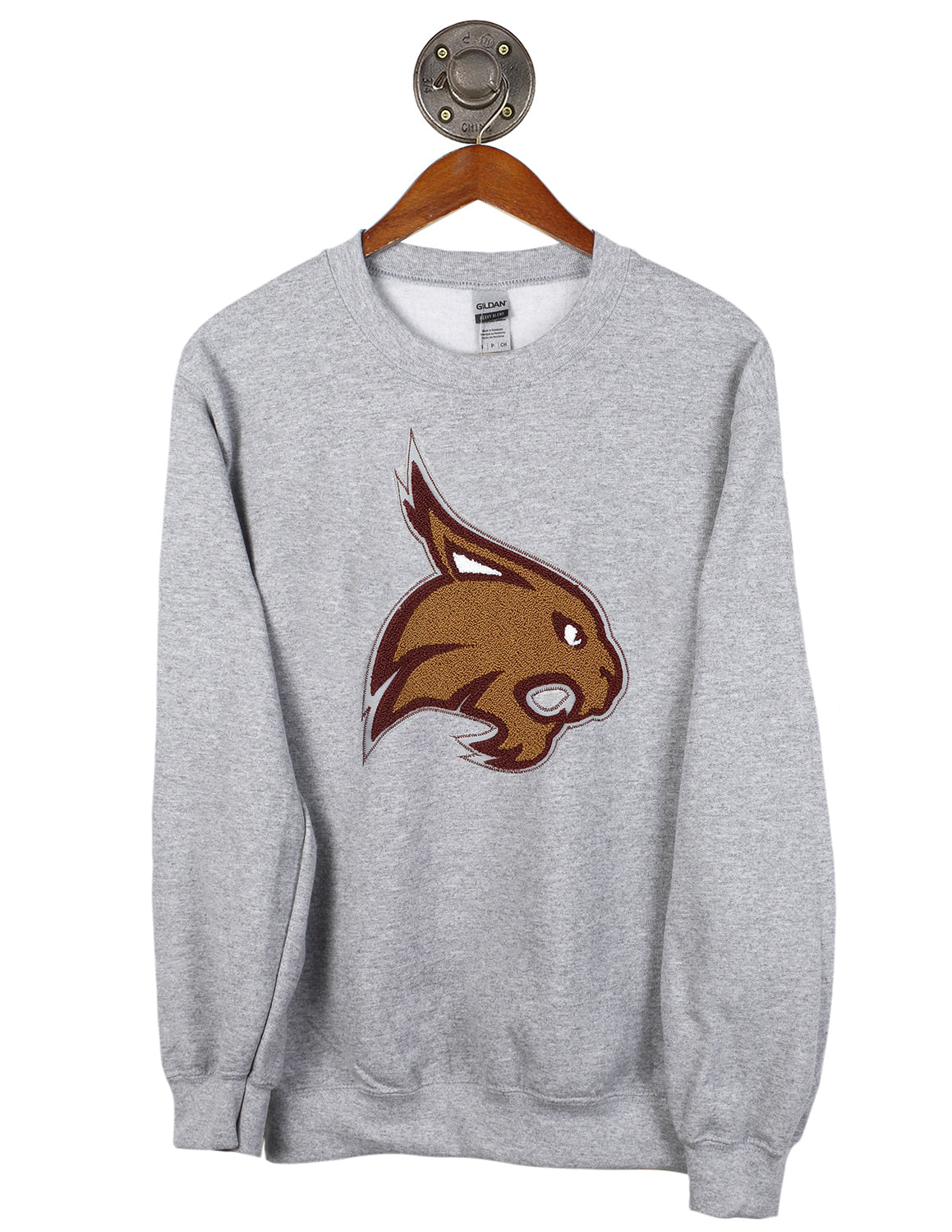 TXST Chenille Supercat Crewneck