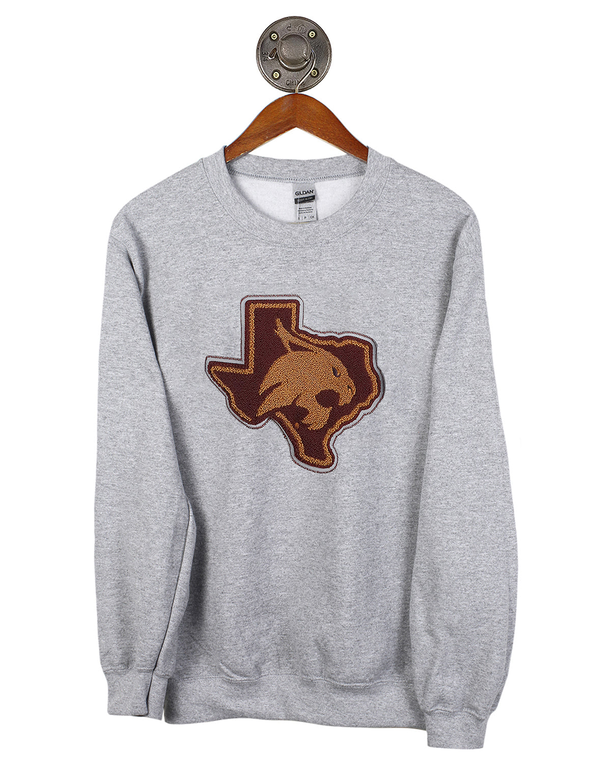 TXST Chenille State Of Texas Crewneck