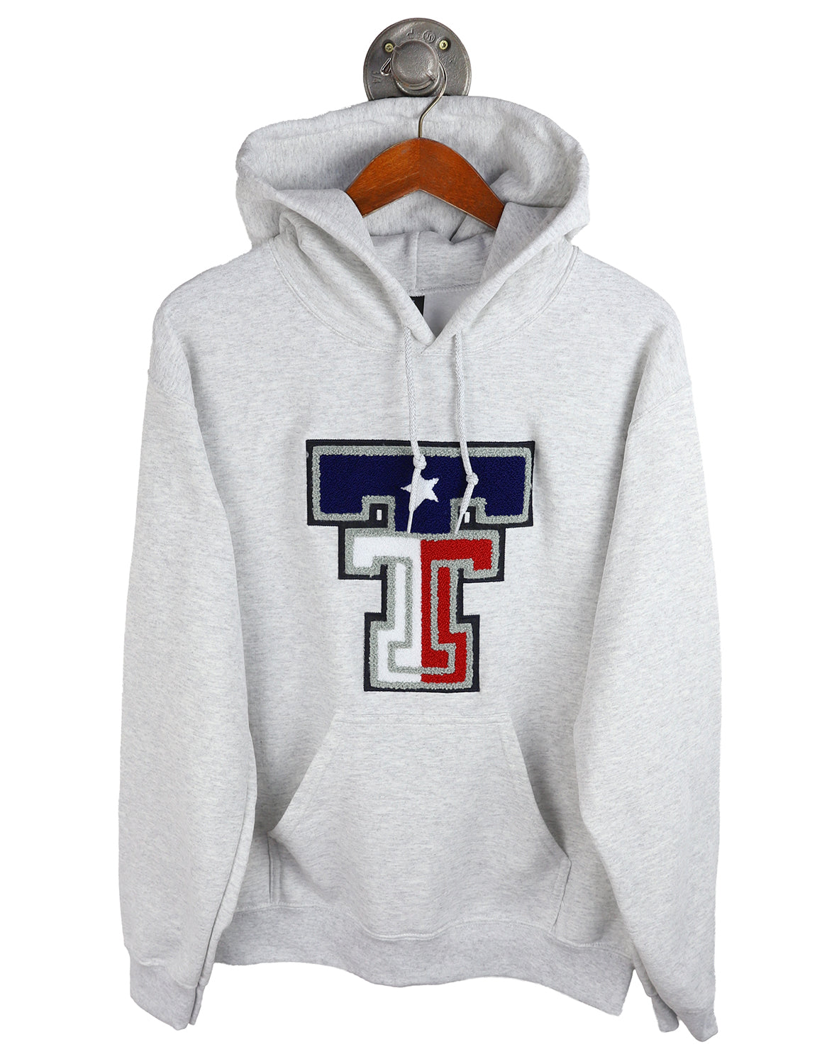 TTU Chenille Lone Star Double Hoodie