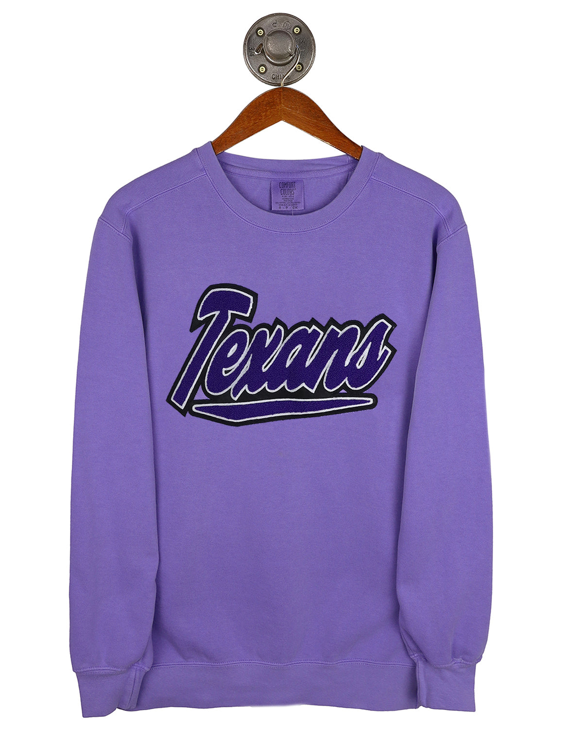 TSU Chenille Bold Script Crewneck