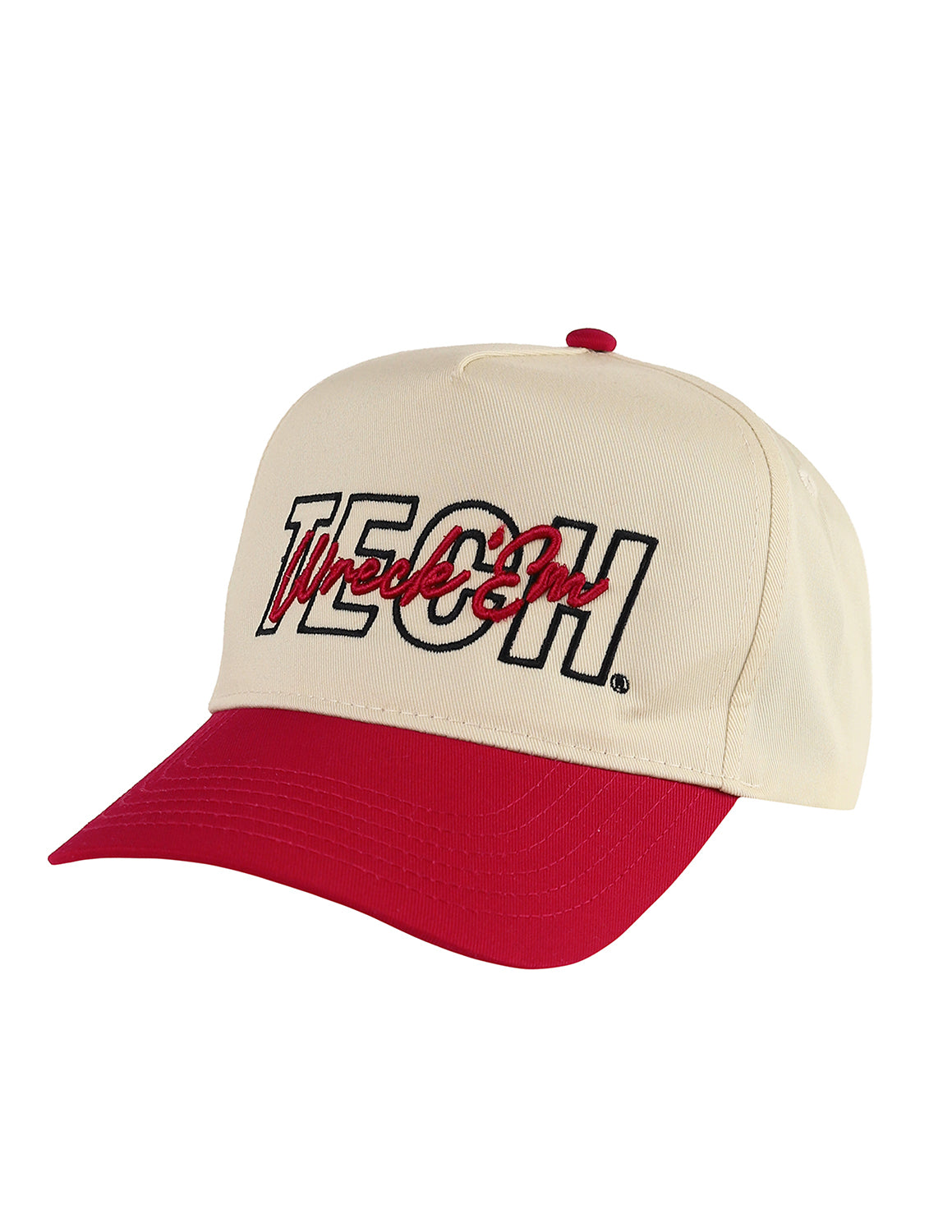 TTU 3D Script Over Outline Hat