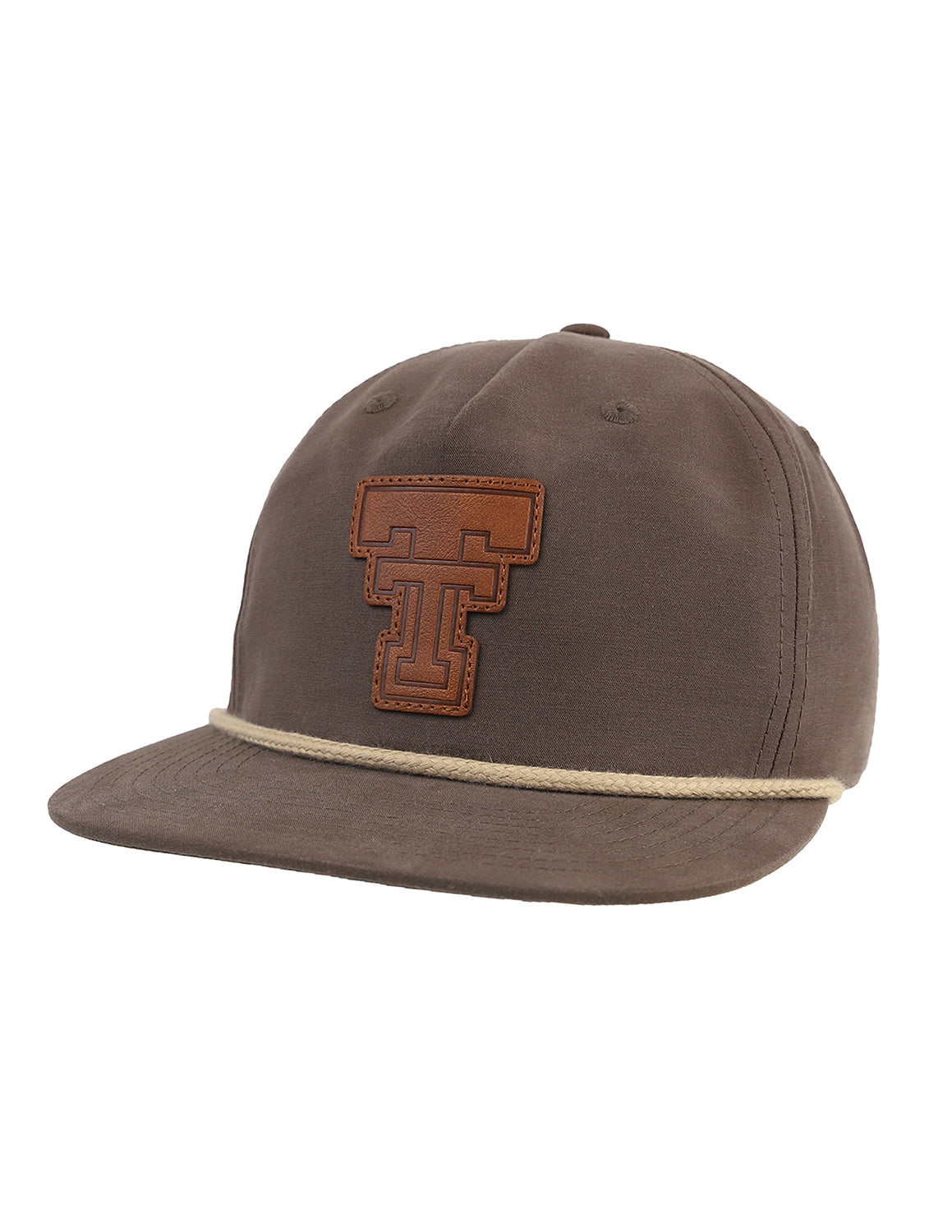 TTU Leather Double T Patch Hat