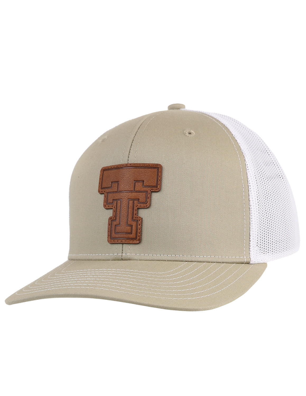 TTU Leather Double T Patch Hat