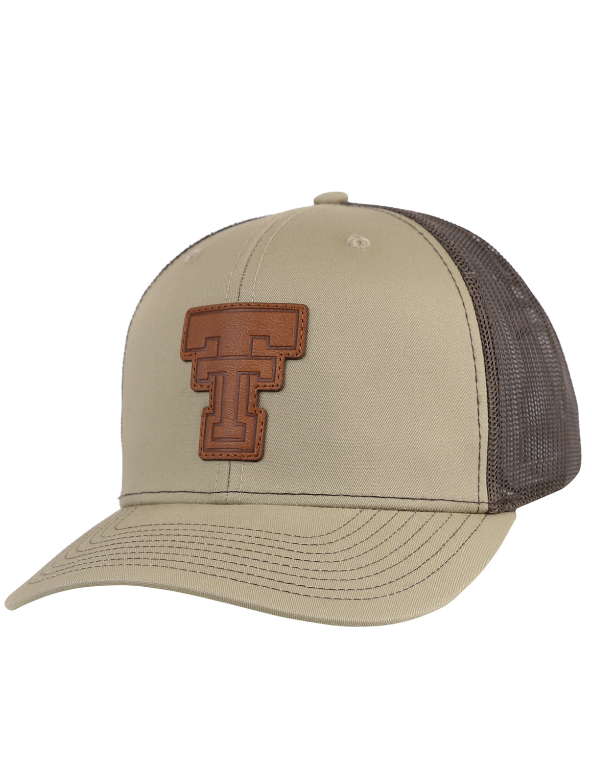 TTU Leather Double T Patch Hat
