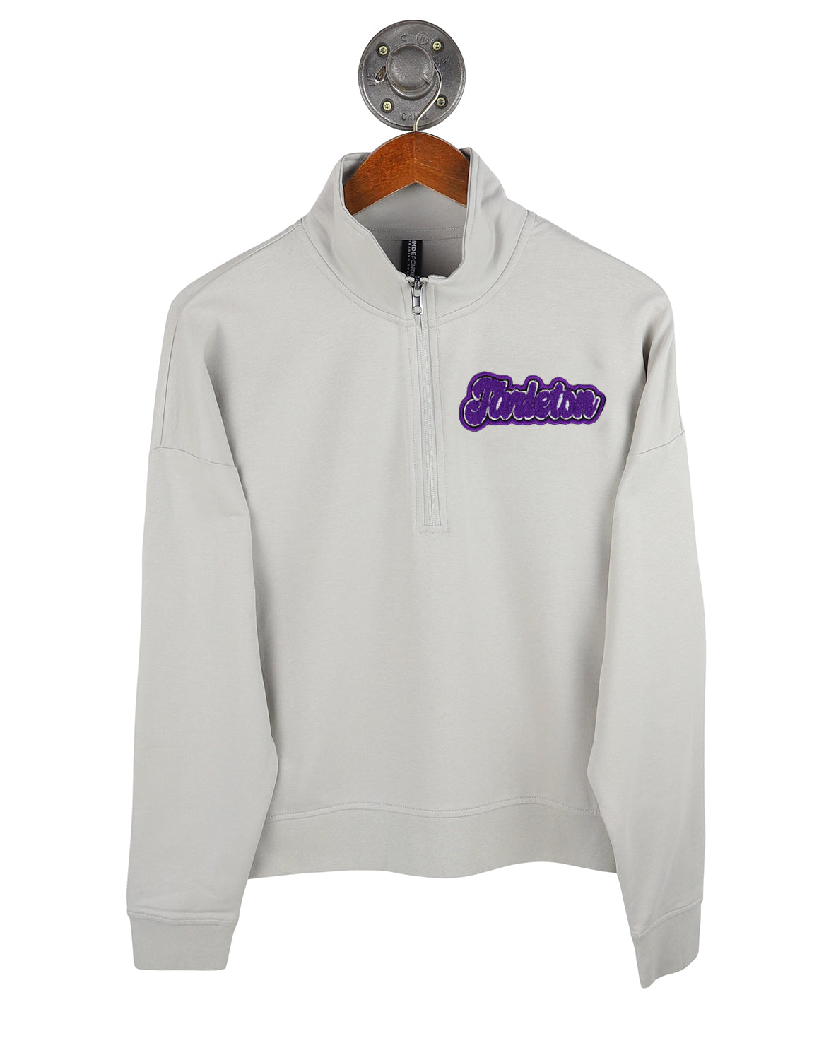 TSU Bouncy Script Quarter Zip Pullover
