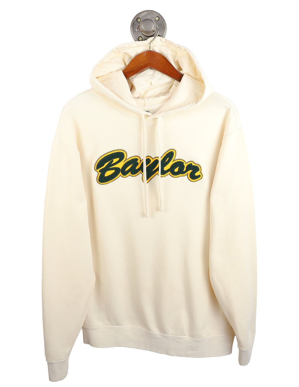 BU Chenille Brush Script Hoodie