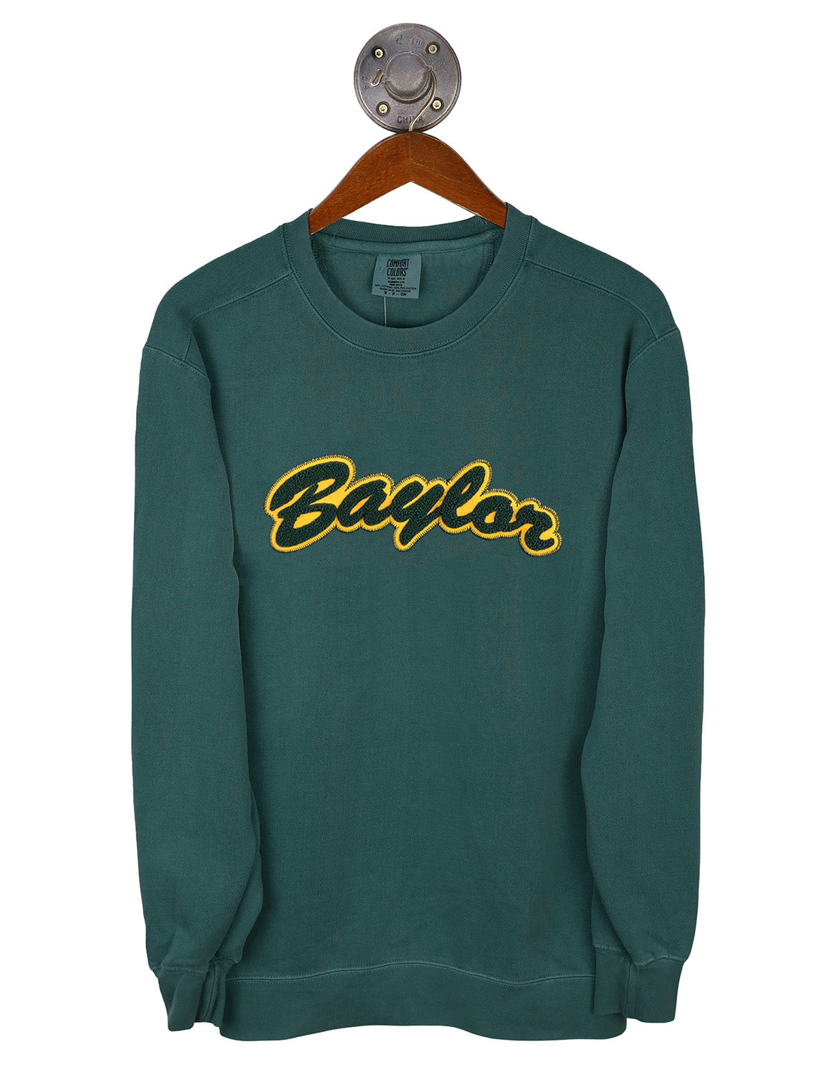 BU Chenille Brush Script Crewneck