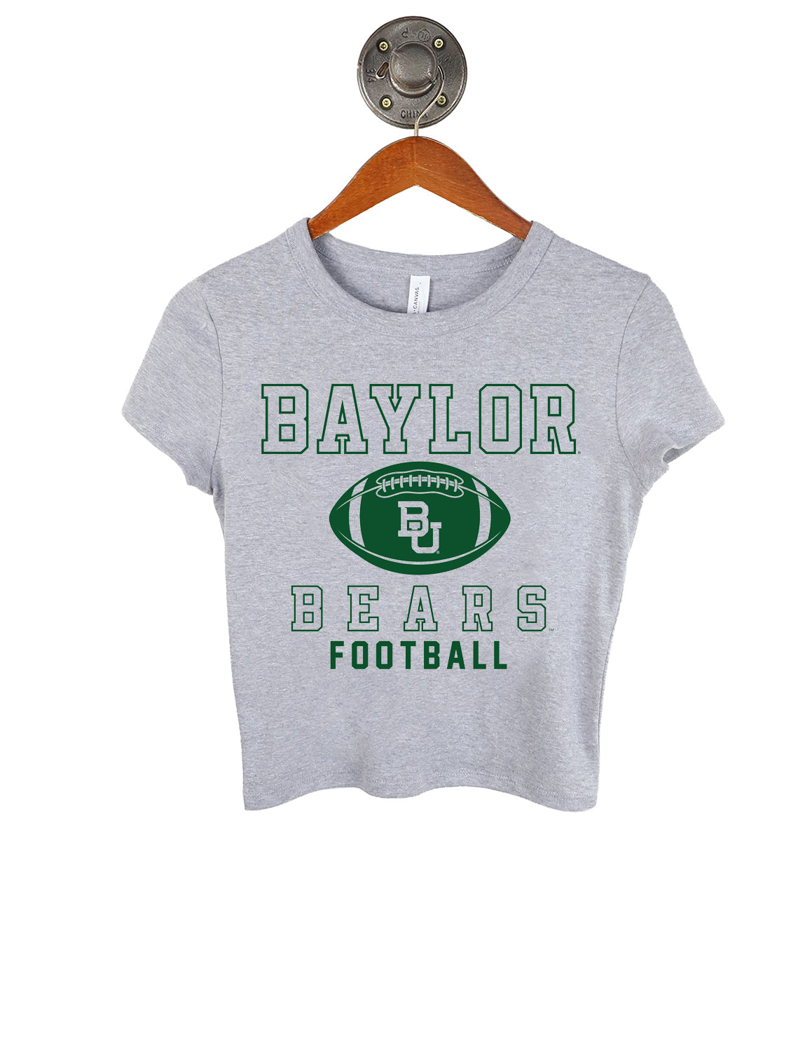 BU Football Easy Does It Micro Rib Baby Tee