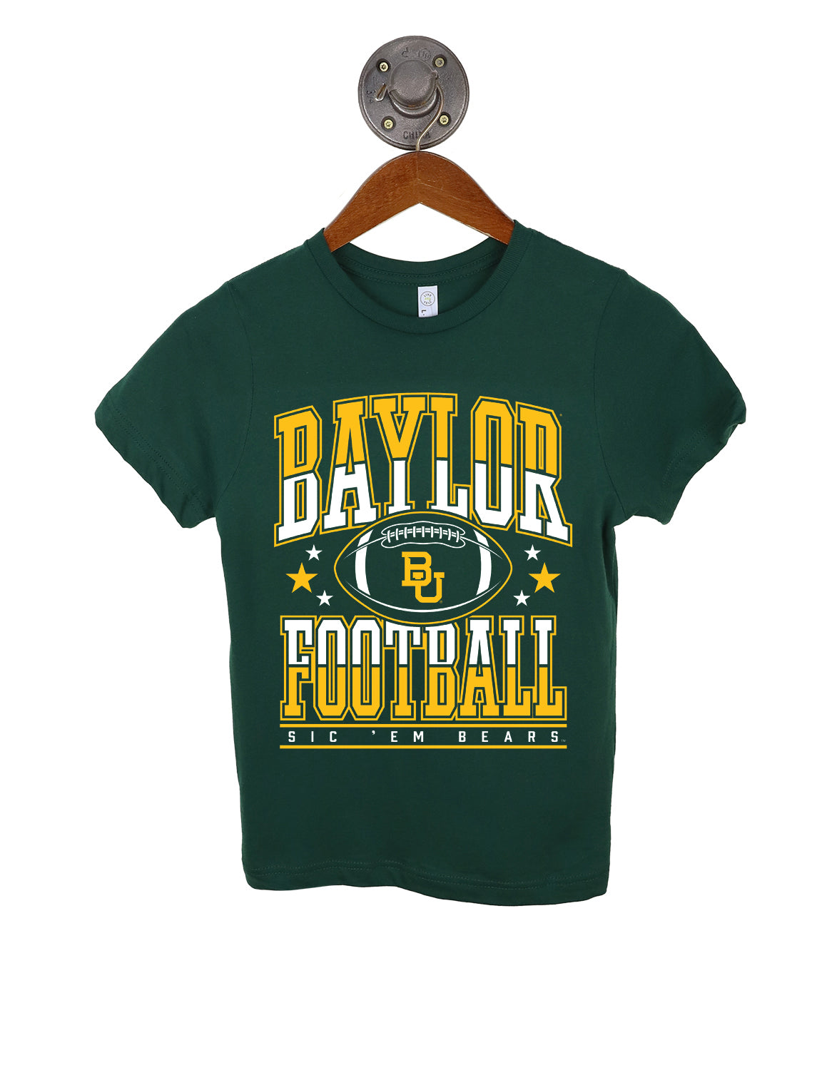 BU Youth Football Stack it Up Short Sleeve
