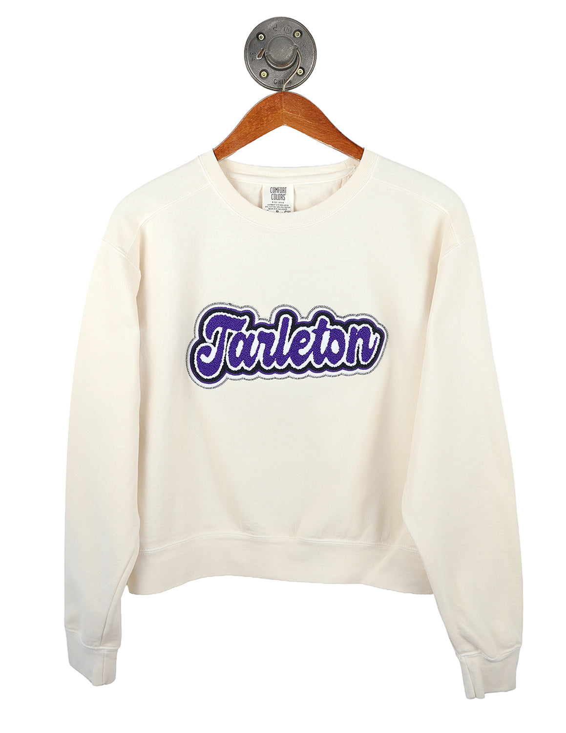 TSU Bouncy Script Cropped Crewneck