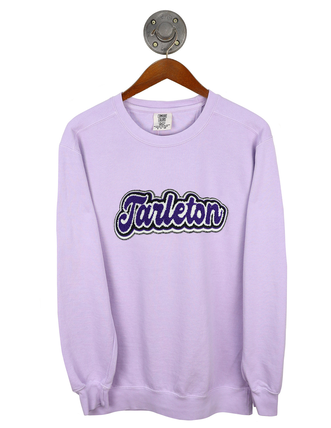 TSU Chenille Bouncy Script Crewneck