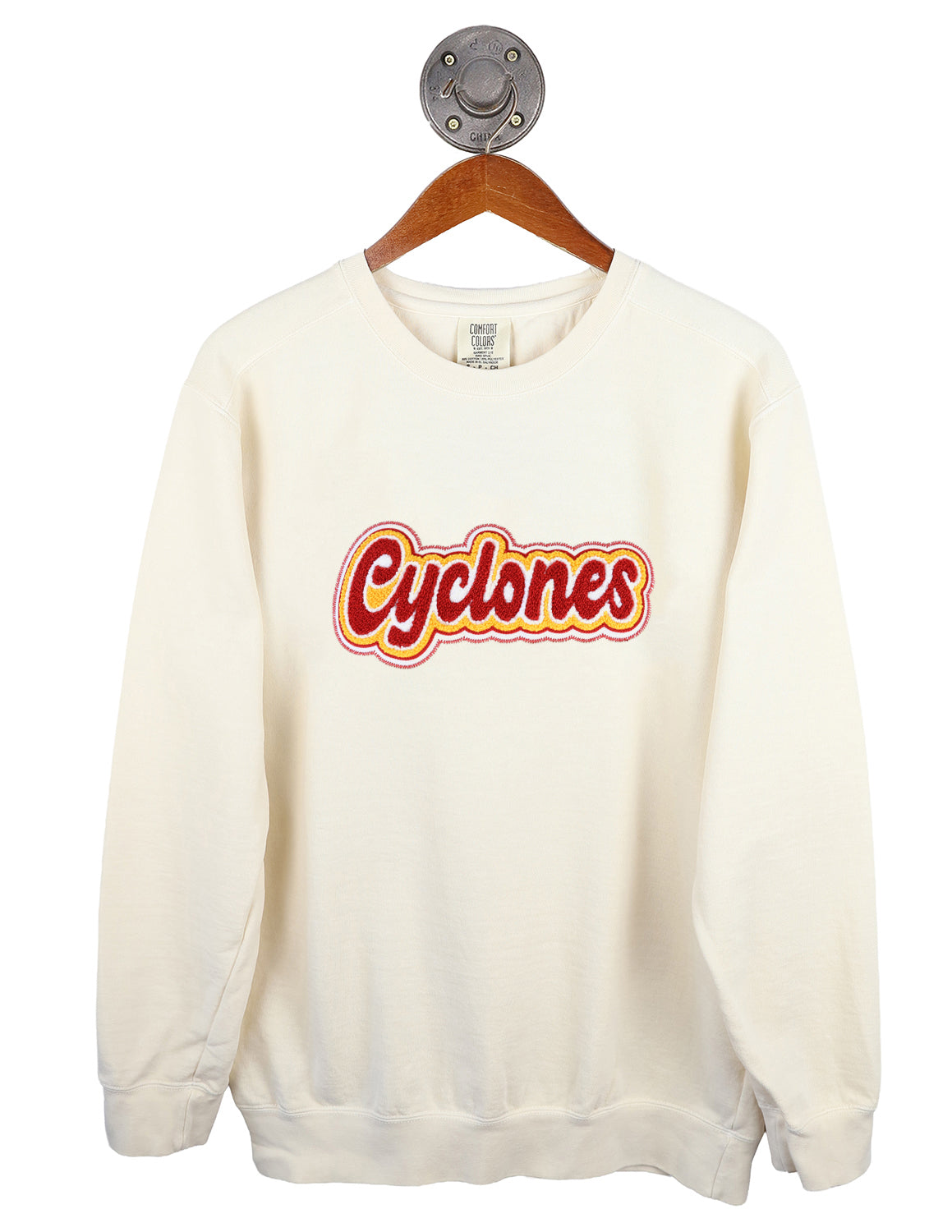 ISU Chenille Bouncy Script Crewneck