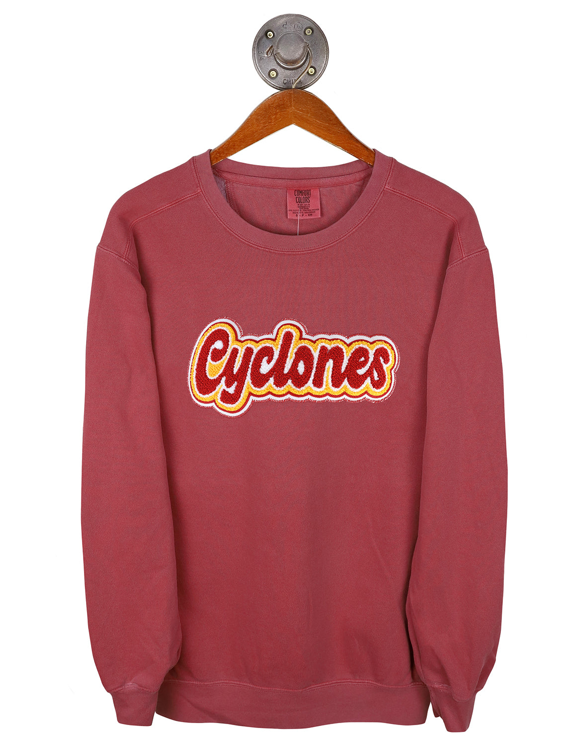 ISU Chenille Bouncy Script Crewneck