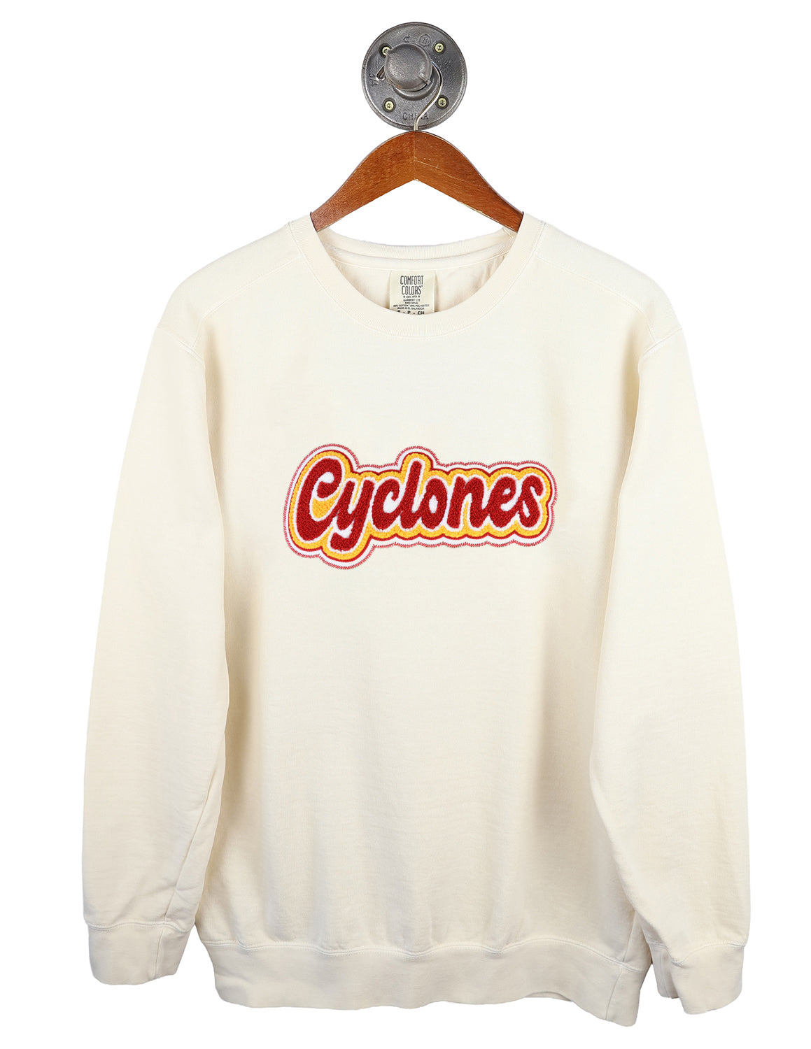 ISU Chenille Bouncy Script Crewneck