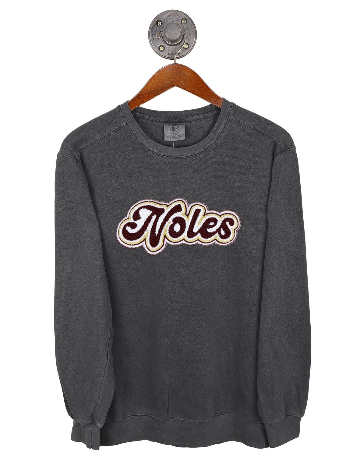 FSU Chenille Bouncy Script Crewneck