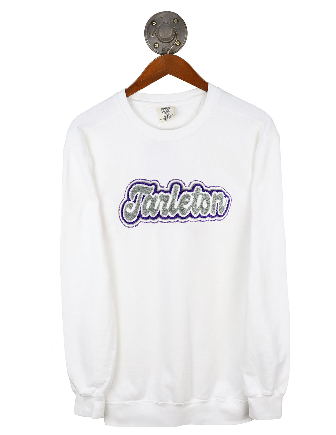 TSU Chenille Bouncy Script Crewneck
