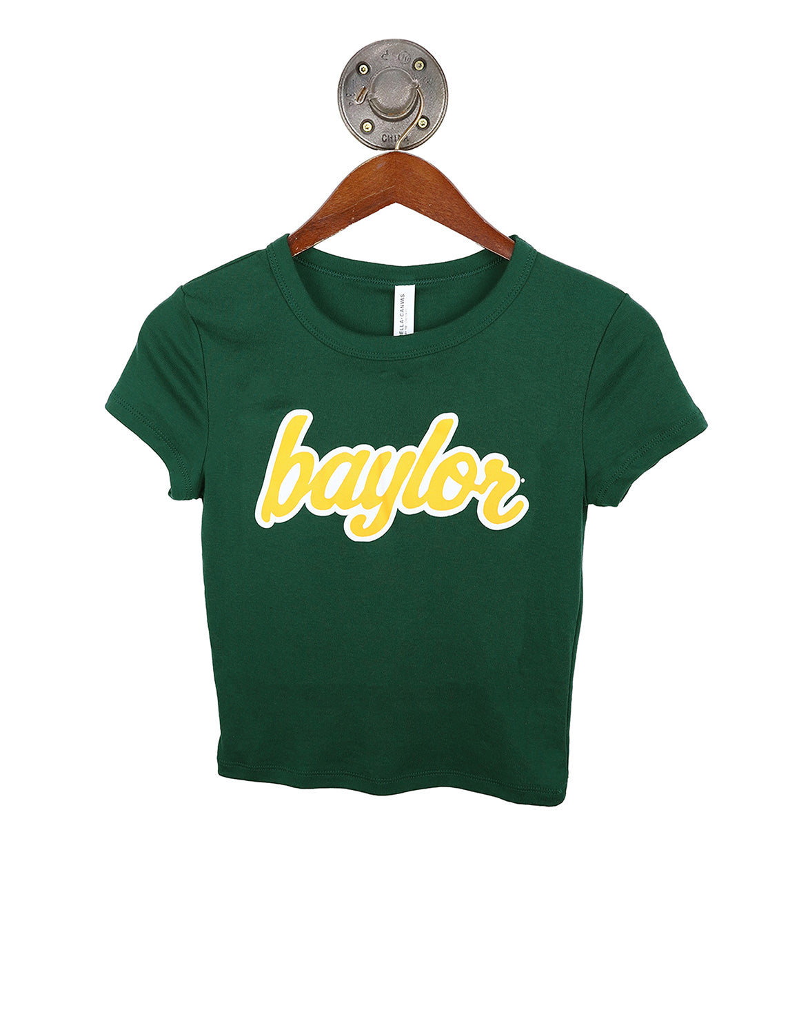 BU Editorial Script Micro Rib Baby Tee
