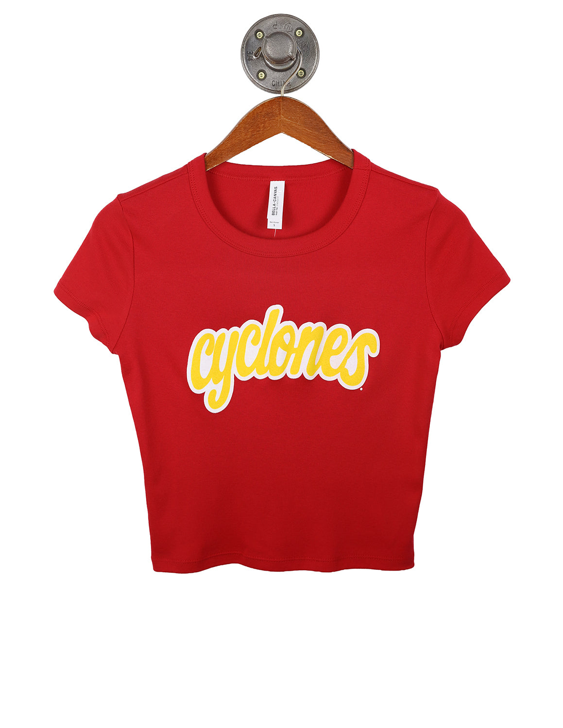 ISU Editorial Script Micro Rib Baby Tee