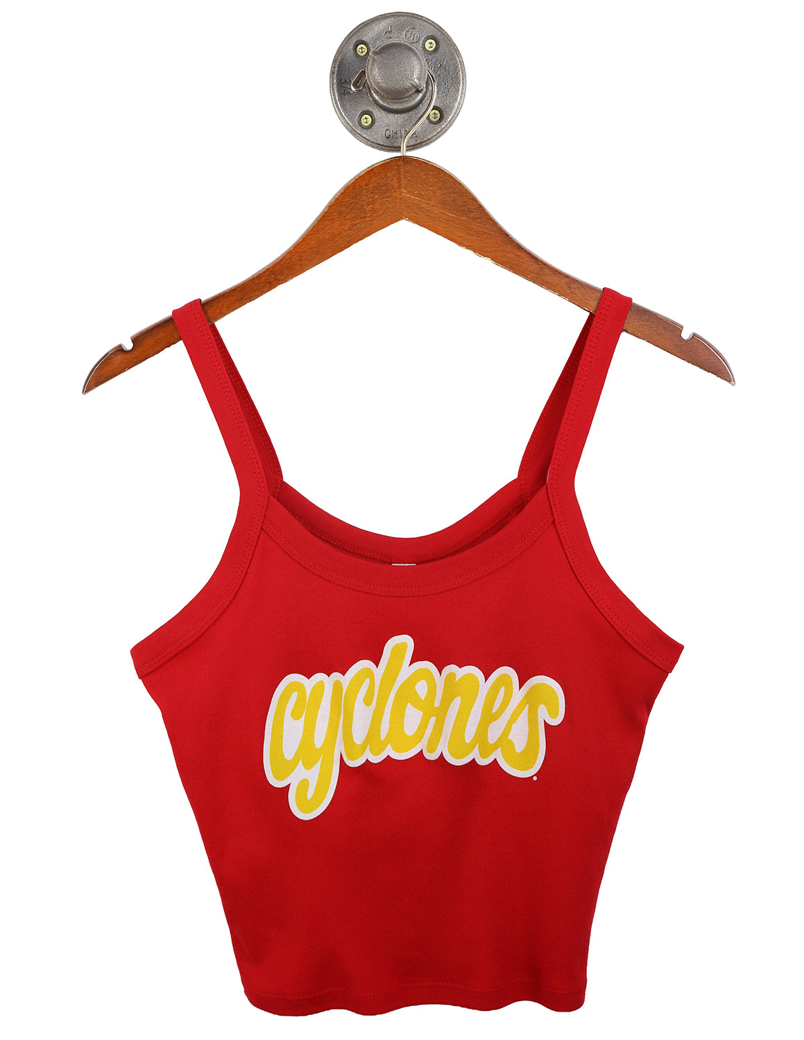 ISU Editorial Script Ribbed Tank