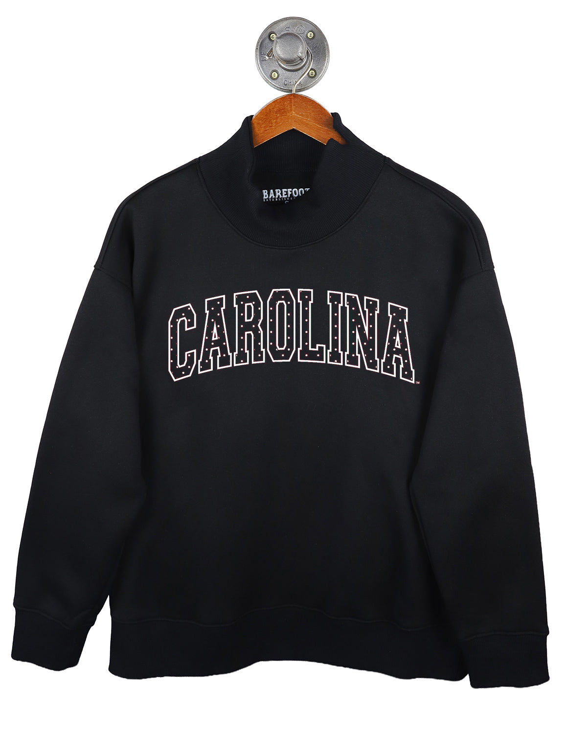 USC Prestige Polka Dot Mockneck Sweater