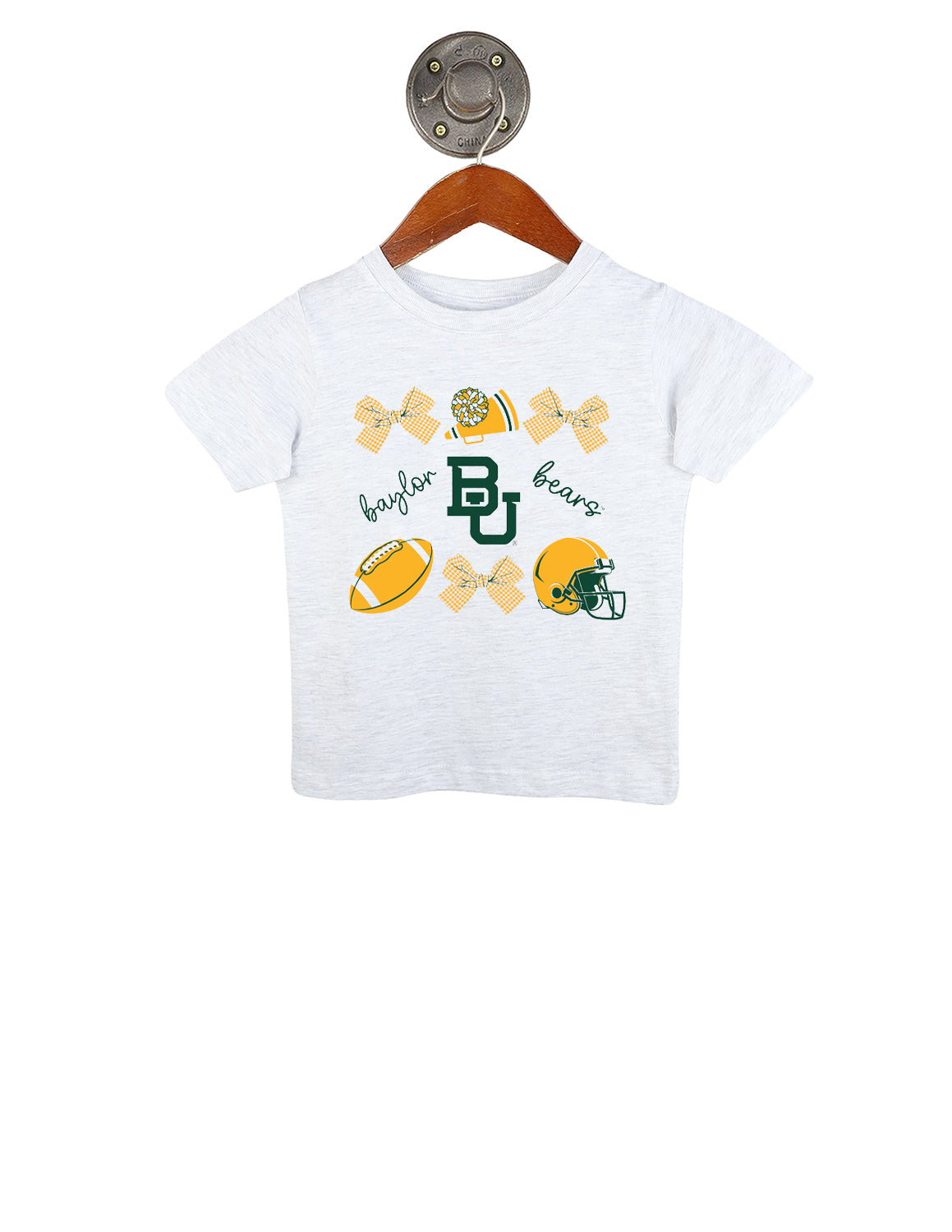 BU Toddler Football Way to Bow Short Sleeve