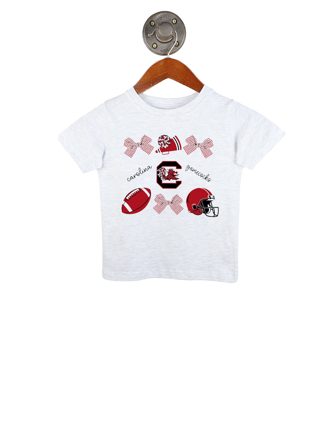 USC Toddler Football Way to Bow Short Sleeve