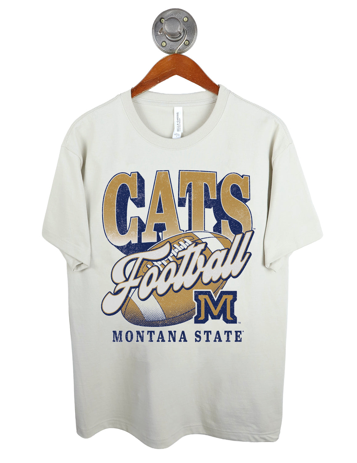 MSU Football On The Ball Short Sleeve
