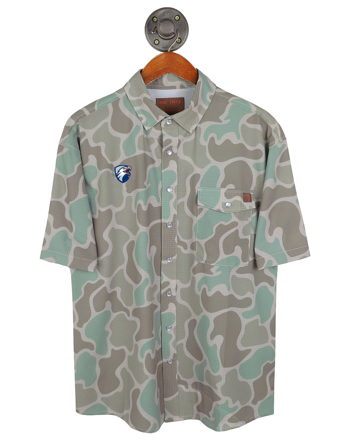 UT Tyler Cole Camo Button Up