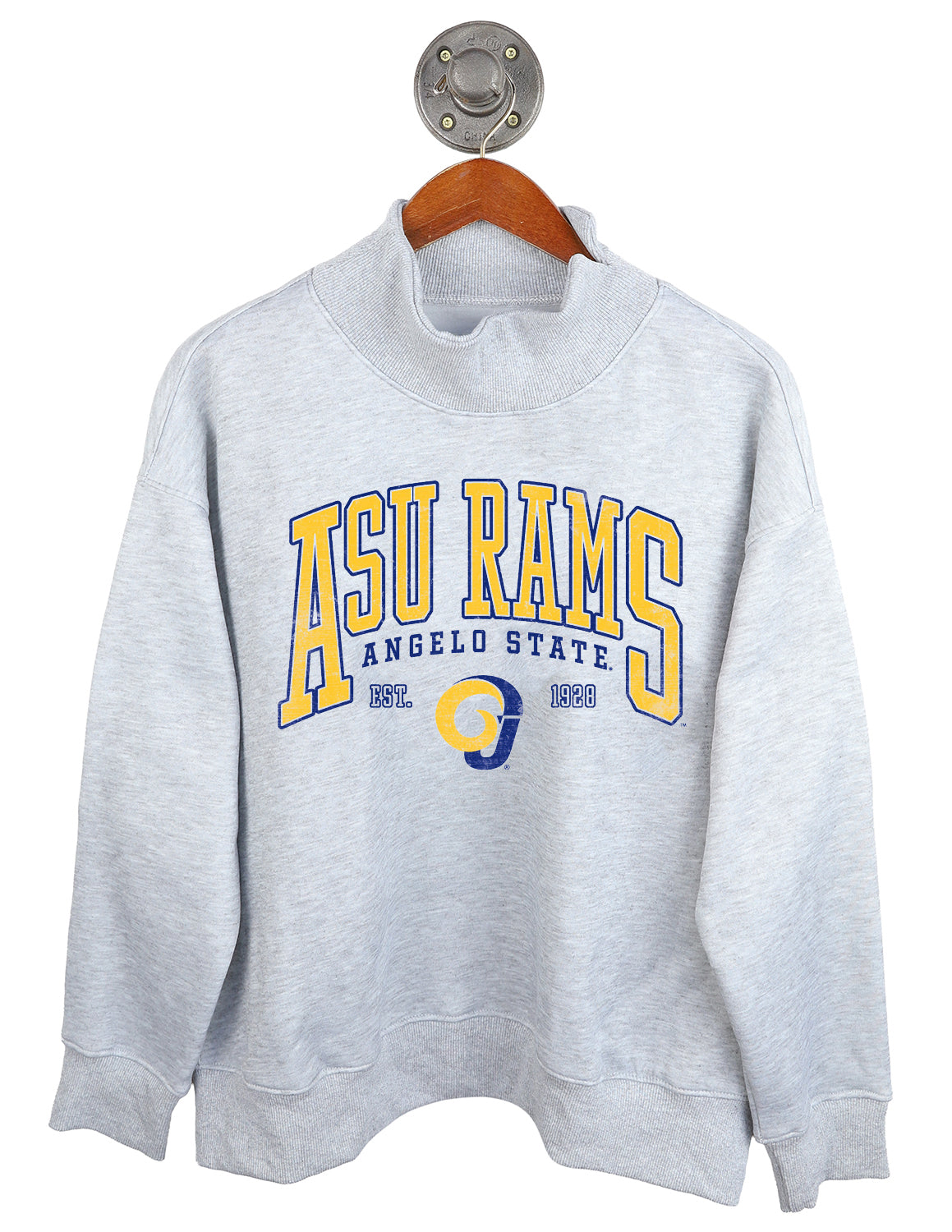 ASU Collegiate Arch Mockneck Sweater