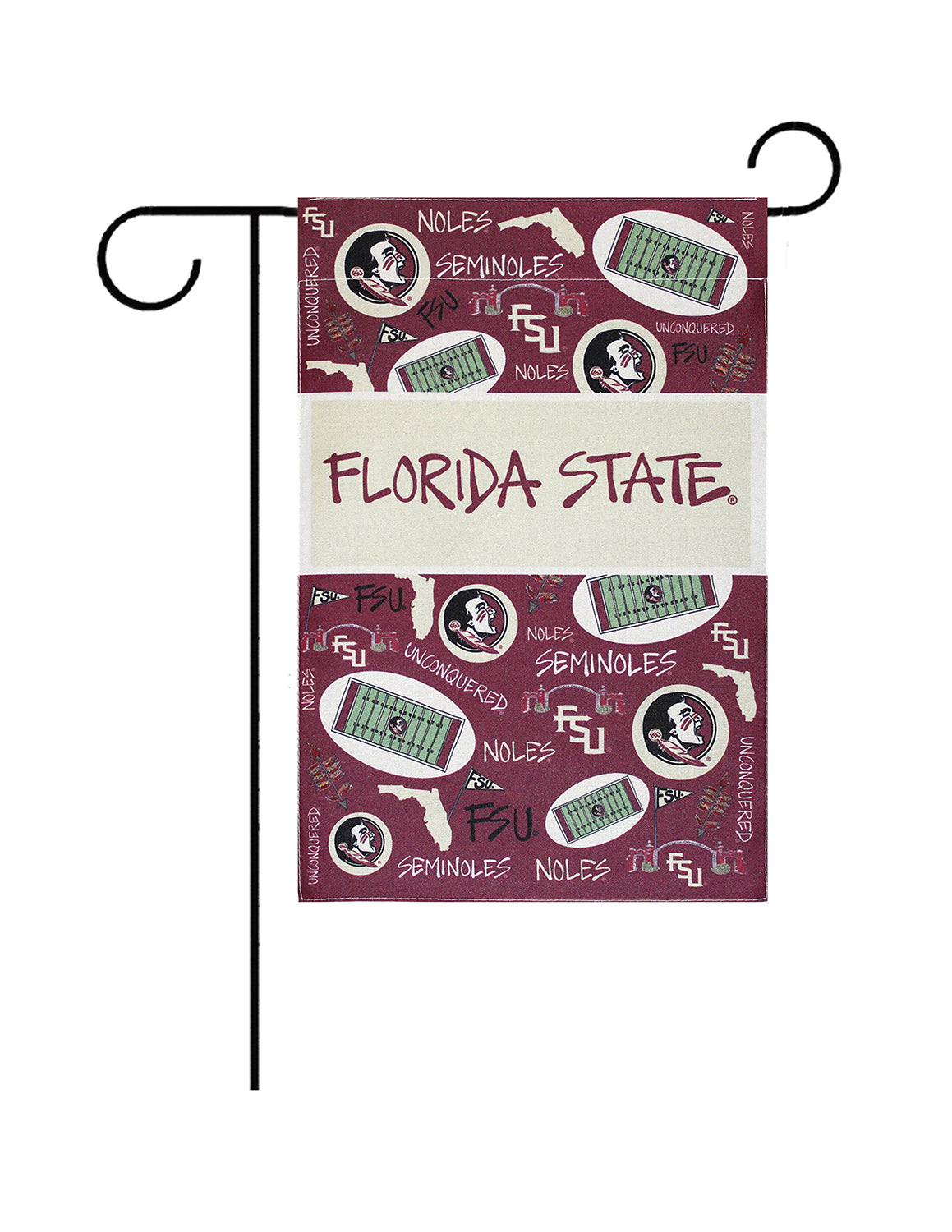 FSU Football Icon Garden Banner