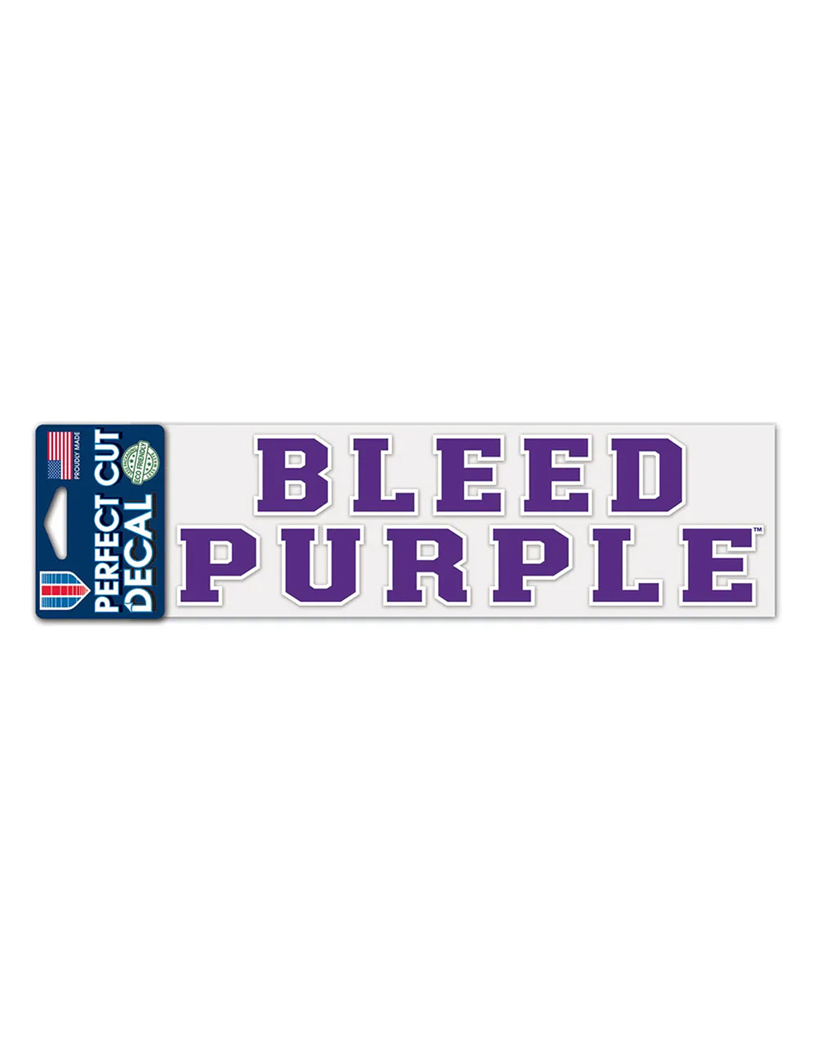 TSU Bleed Purple Perfect Cut Decal