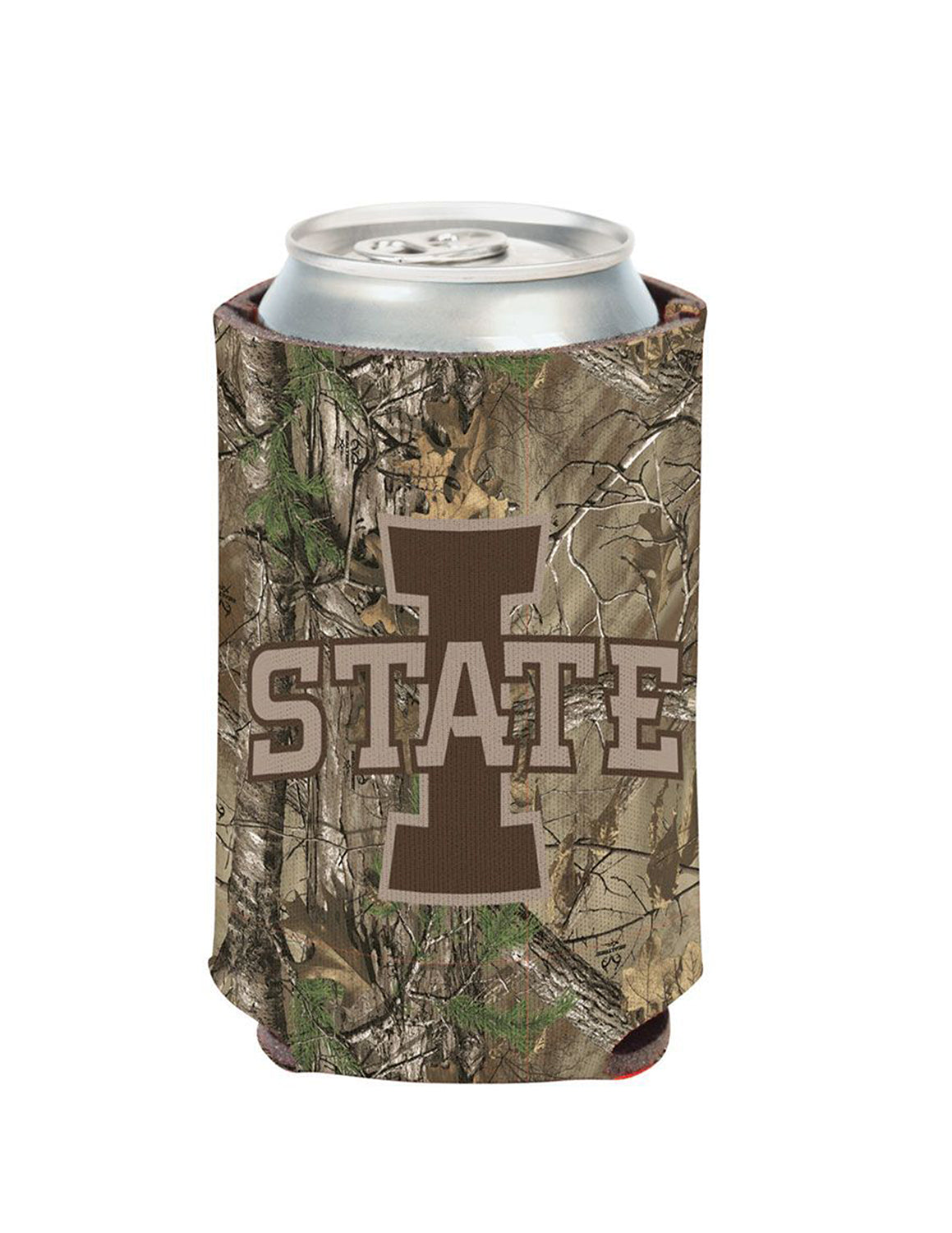 ISU Camo Can Cooler