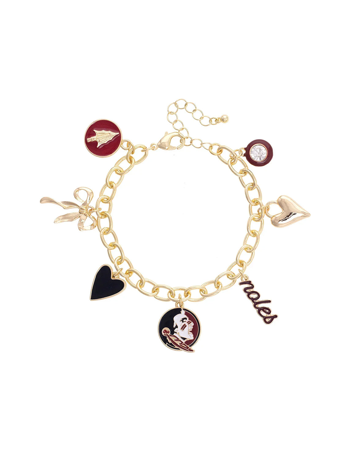 FSU Seminoles Icons Charm Bracelet