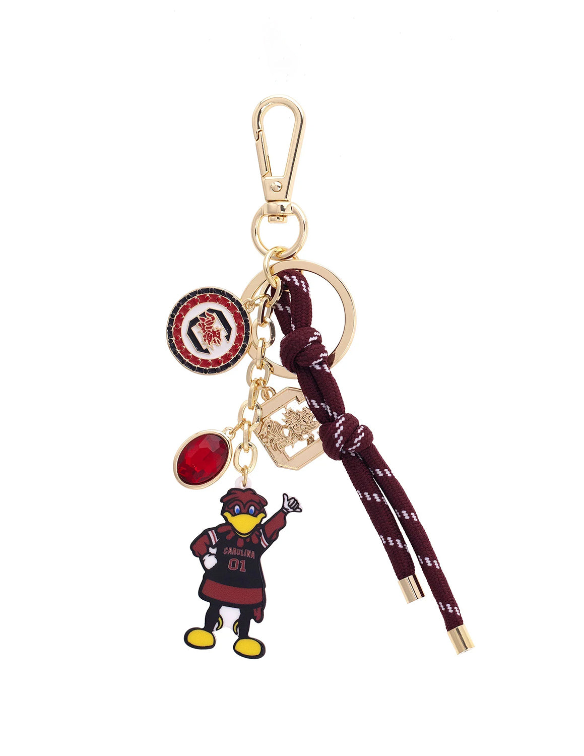 USC Gamecocks Cluster Bag Charm