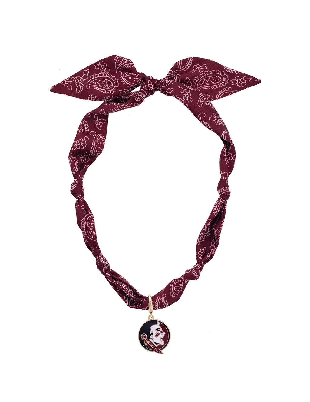 FSU Seminoles Logo Bandana Scarf Necklace | Barefoot Campus Outfitter